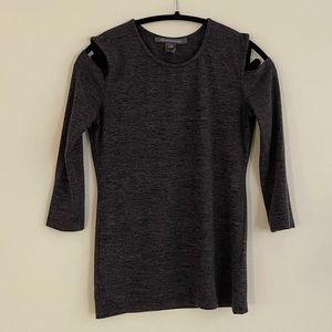 French connection - cold shoulder top size small